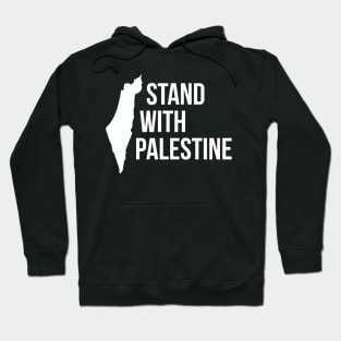 Stand With Palestine White Hoodie